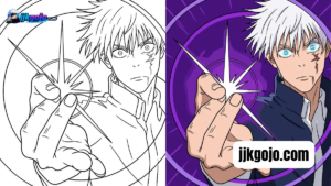 gojo coloring pages​