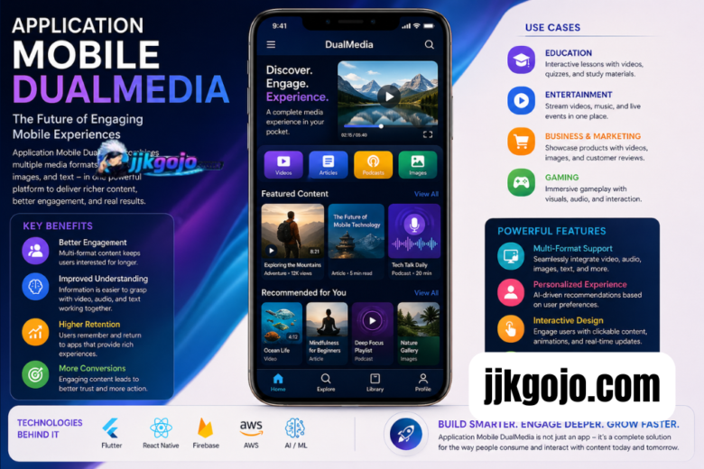 application mobile dualmedia